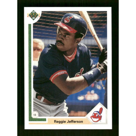 1991 Upper Deck Final Edition #73 Reggie Jefferson EX Excellent Cleveland Indians Baseball Card  Image 1