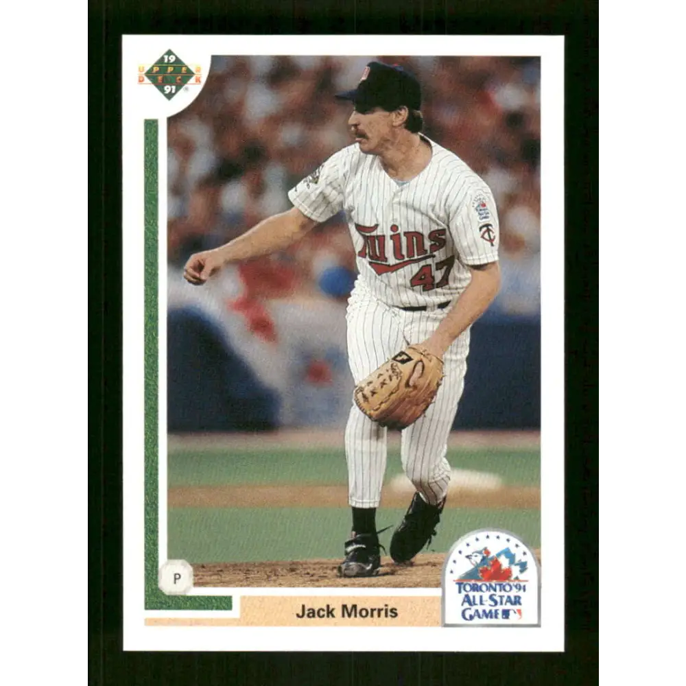 1991 Upper Deck Final Edition #80 Jack Morris EX Excellent Minnesota Twins Baseball Card  Image 1
