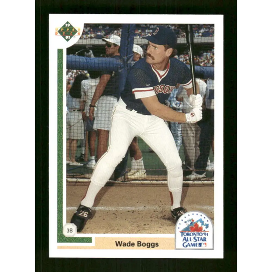 1991 Upper Deck Final Edition #84 Wade Boggs EX Excellent Boston Red Sox Baseball Card  Image 1