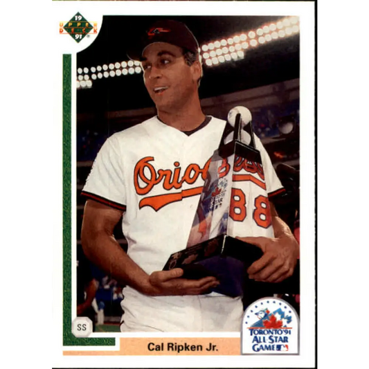 1991 Upper Deck Final Edition #85 Cal Ripken Jr. EX Excellent Baltimore Orioles Baseball Card  Image 1