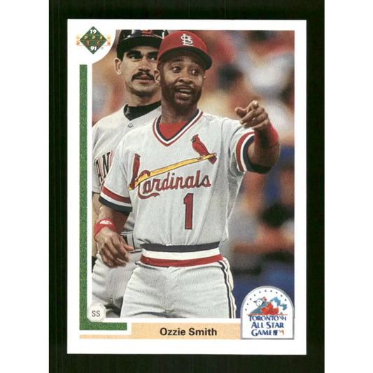 1991 Upper Deck Final Edition #95 Ozzie Smith EX Excellent St. Louis Cardinals Baseball Card  Image 1