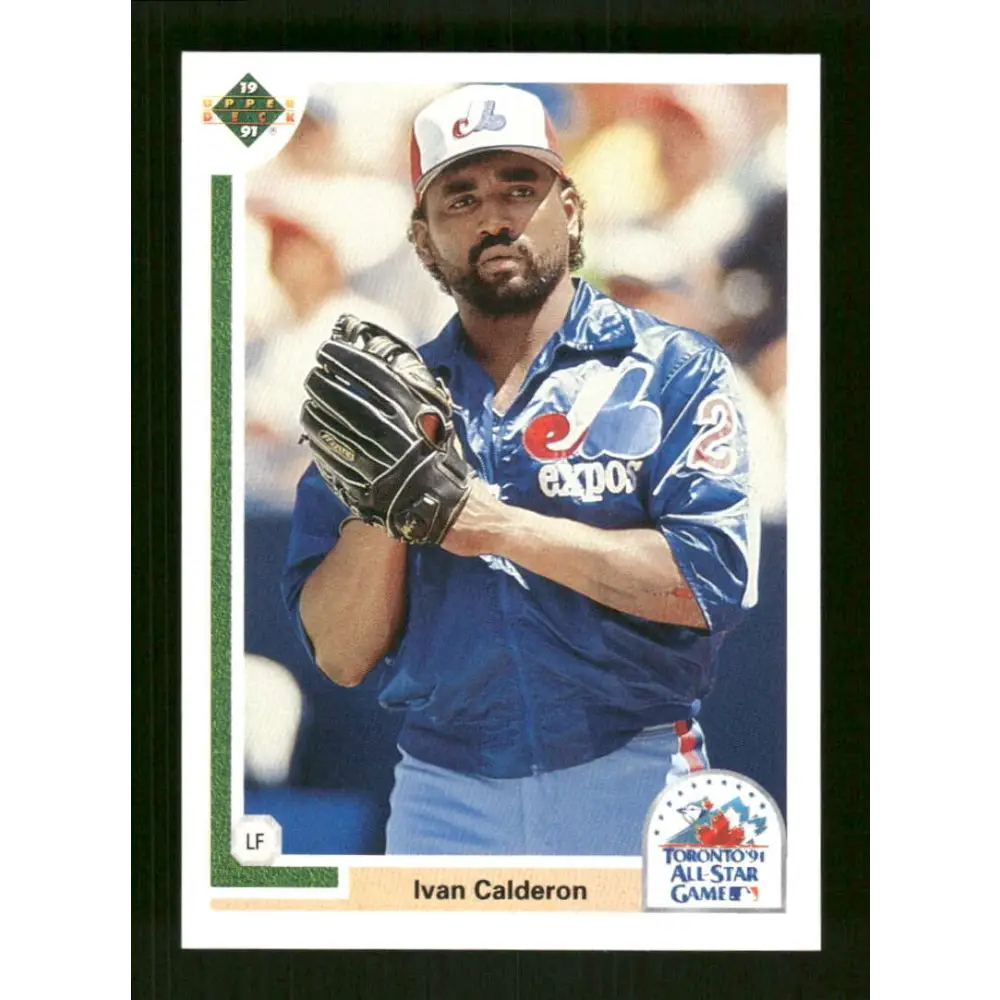 1991 Upper Deck Final Edition #96 Ivan Calderon EX Excellent Montreal Expos Baseball Card  Image 1