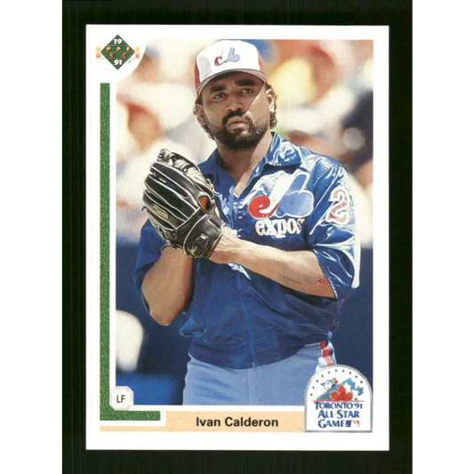 1991 Upper Deck Final Edition #96 Ivan Calderon EX Excellent Montreal Expos Baseball Card  Image 1