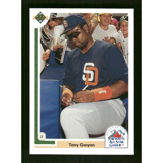 1991 Upper Deck Final Edition #97 Tony Gwynn EX Excellent San Diego Padres Baseball Card  Image 1
