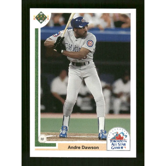1991 Upper Deck Final Edition #98 Andre Dawson EX Excellent Chicago Cubs Baseball Card  Image 1