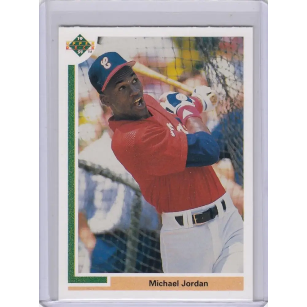 1991 Upper Deck #SP1 Michael Jordan EX Excellent Chicago White Sox Baseball Card  Image 1