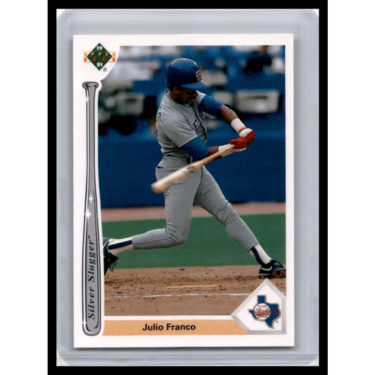 1991 Upper Deck #SS1 Julio Franco NM-MT Texas Rangers Baseball Card Image 1