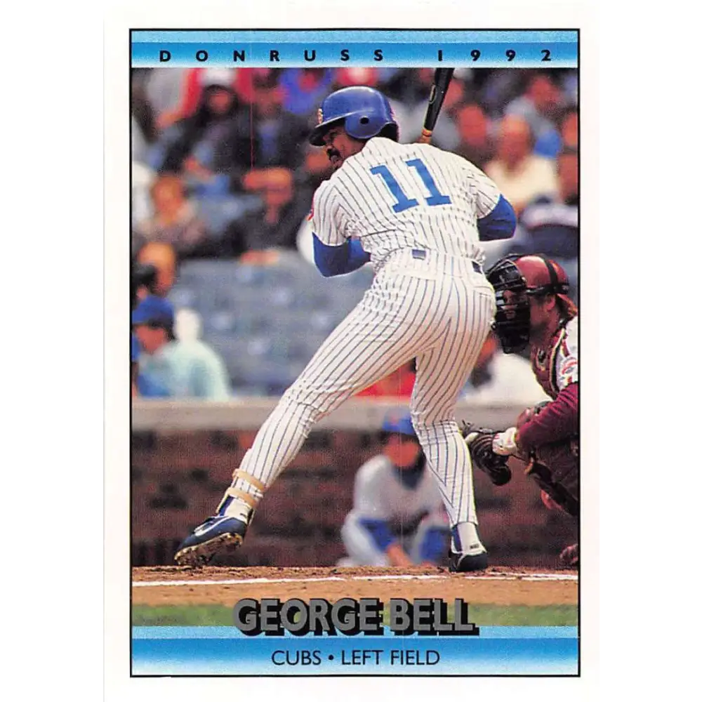 1992 Donruss #127 George Bell NM-MT Chicago Cubs Baseball Card Image 1