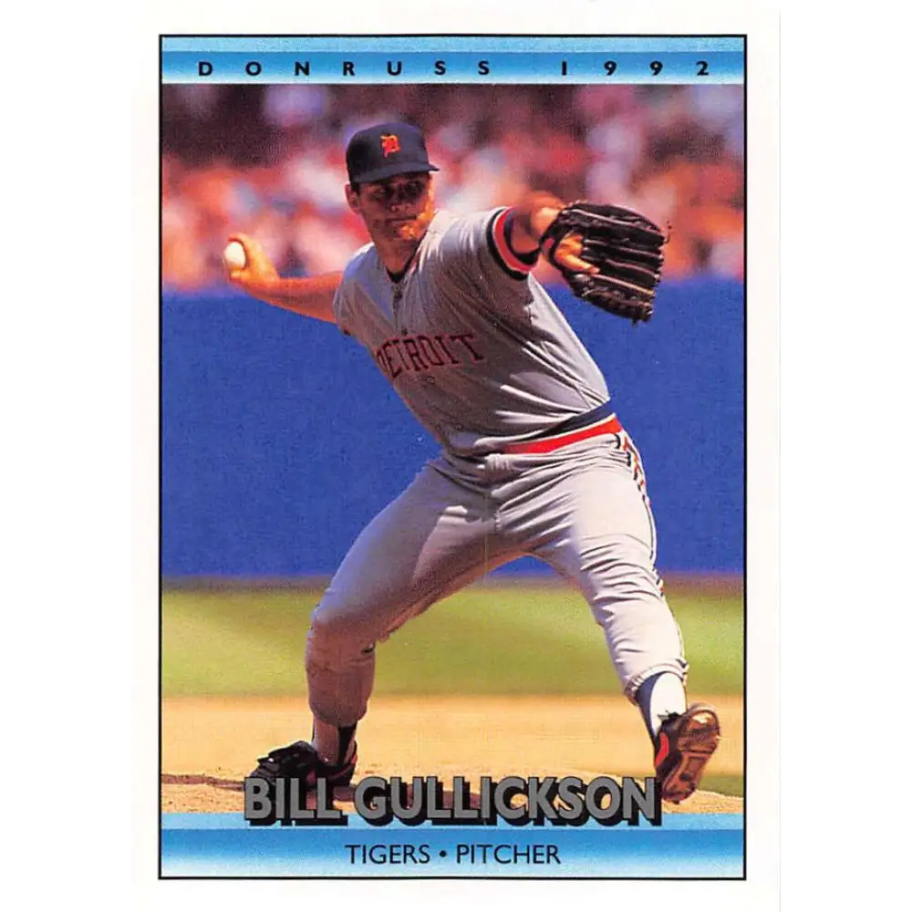1992 Donruss #131 Bill Gullickson NM-MT Detroit Tigers Baseball Card Image 1