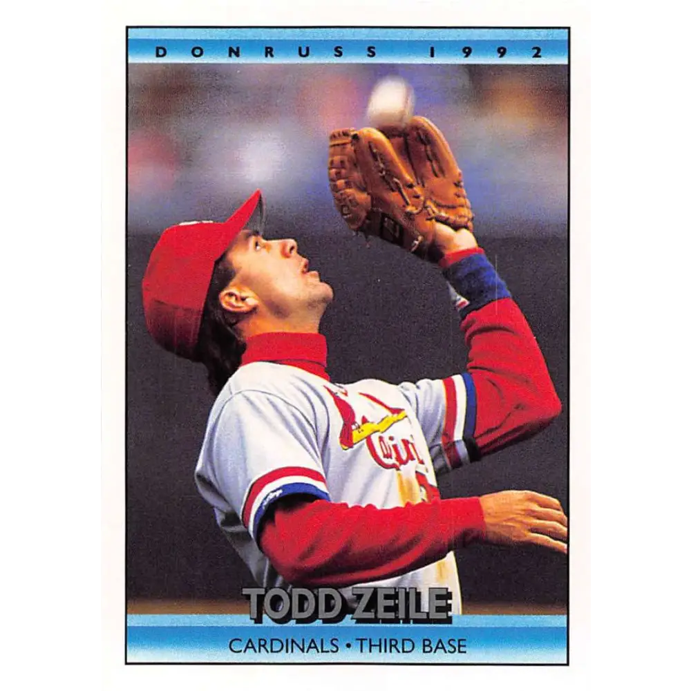 1992 Donruss #132 Todd Zeile NM-MT St. Louis Cardinals Baseball Card Image 1