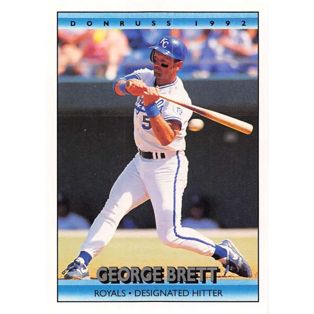 1992 Donruss #143 George Brett NM-MT Kansas City Royals Baseball Card Image 1