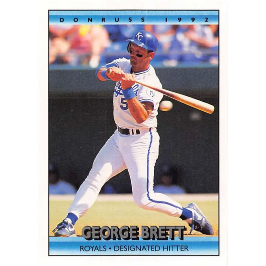 1992 Donruss #143 George Brett NM-MT Kansas City Royals Baseball Card Image 1