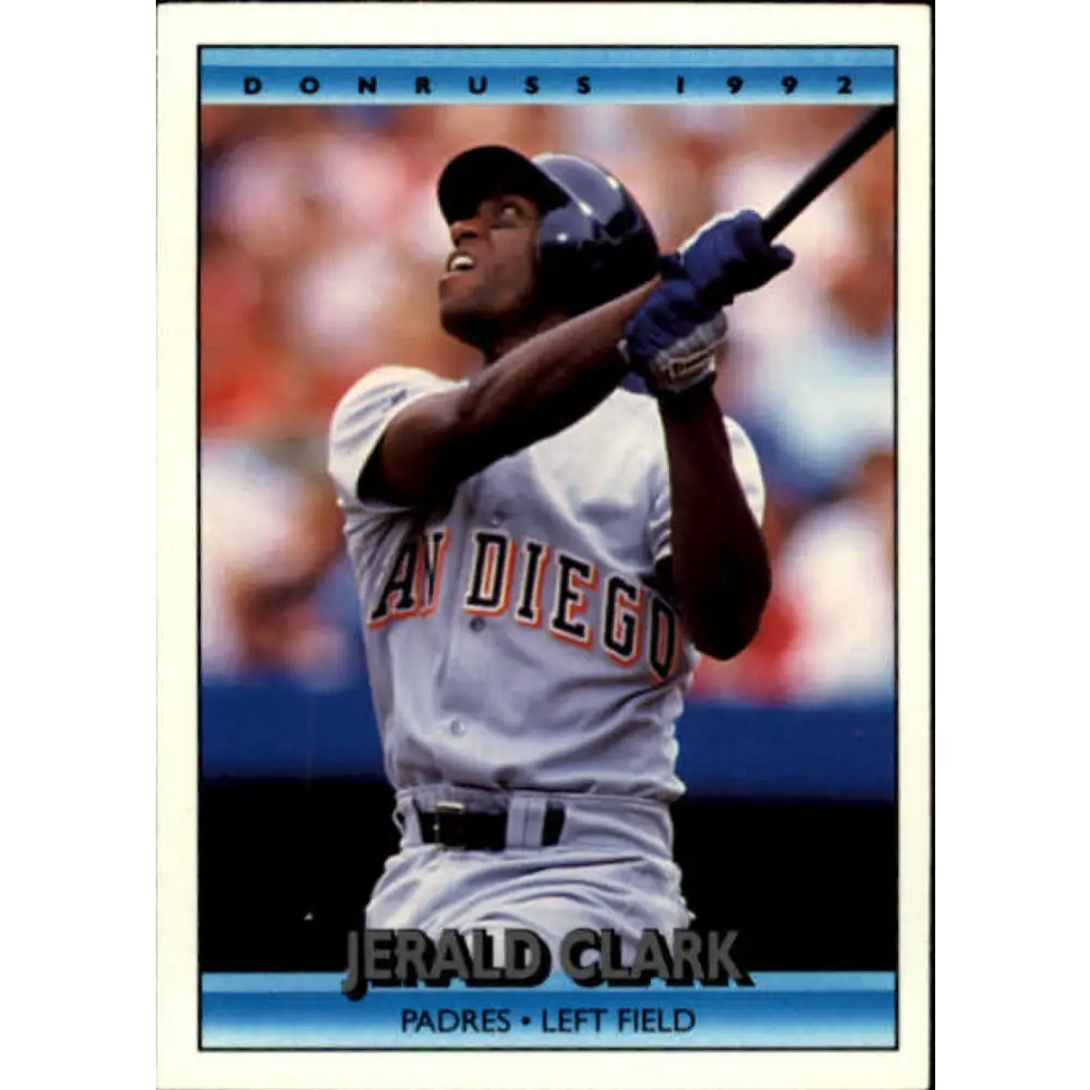 1992 Donruss #144 Jerald Clark NM-MT San Diego Padres Baseball Card Image 1
