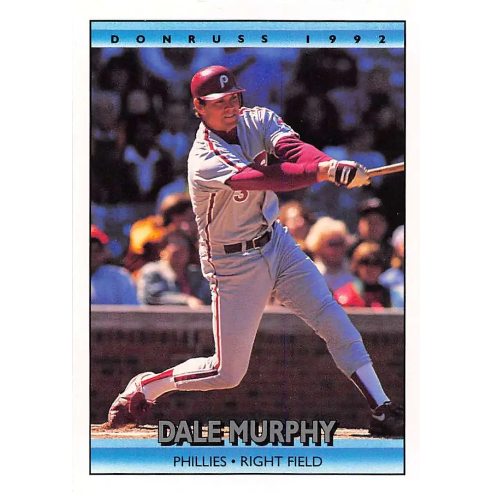1992 Donruss #146 Dale Murphy NM-MT Philadelphia Phillies Baseball Card Image 1