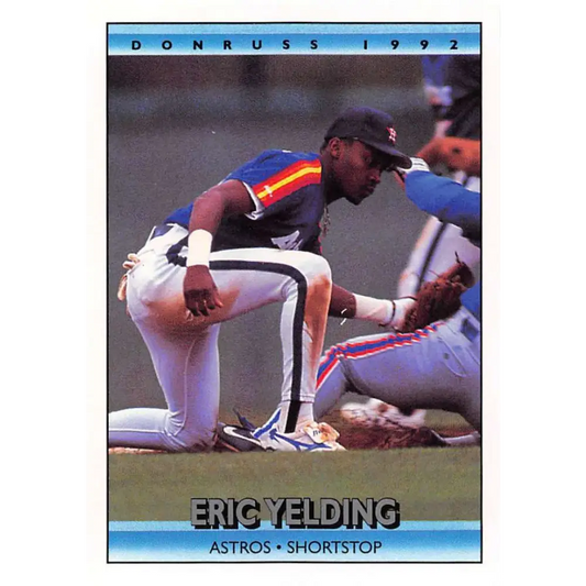 1992 Donruss #148 Eric Yelding NM-MT Houston Astros Baseball Card Image 1