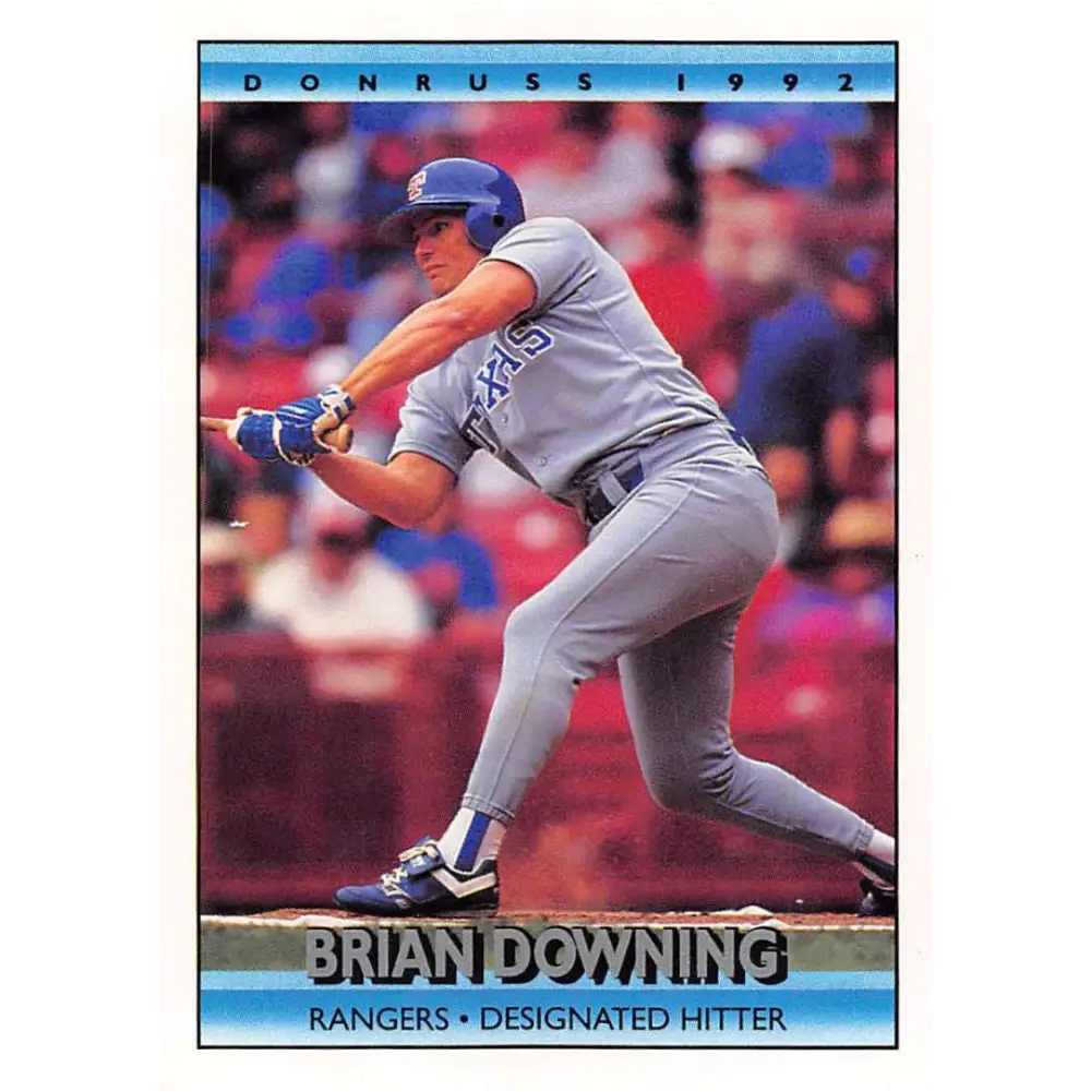 1992 Donruss #167 Brian Downing NM-MT Texas Rangers Baseball Card Image 1