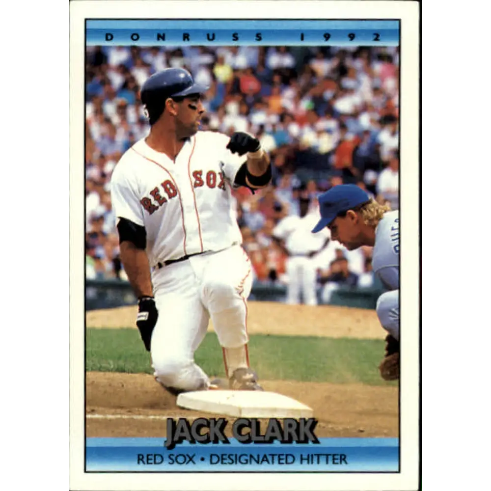 1992 Donruss #169 Jack Clark NM-MT Boston Red Sox Baseball Card Image 1