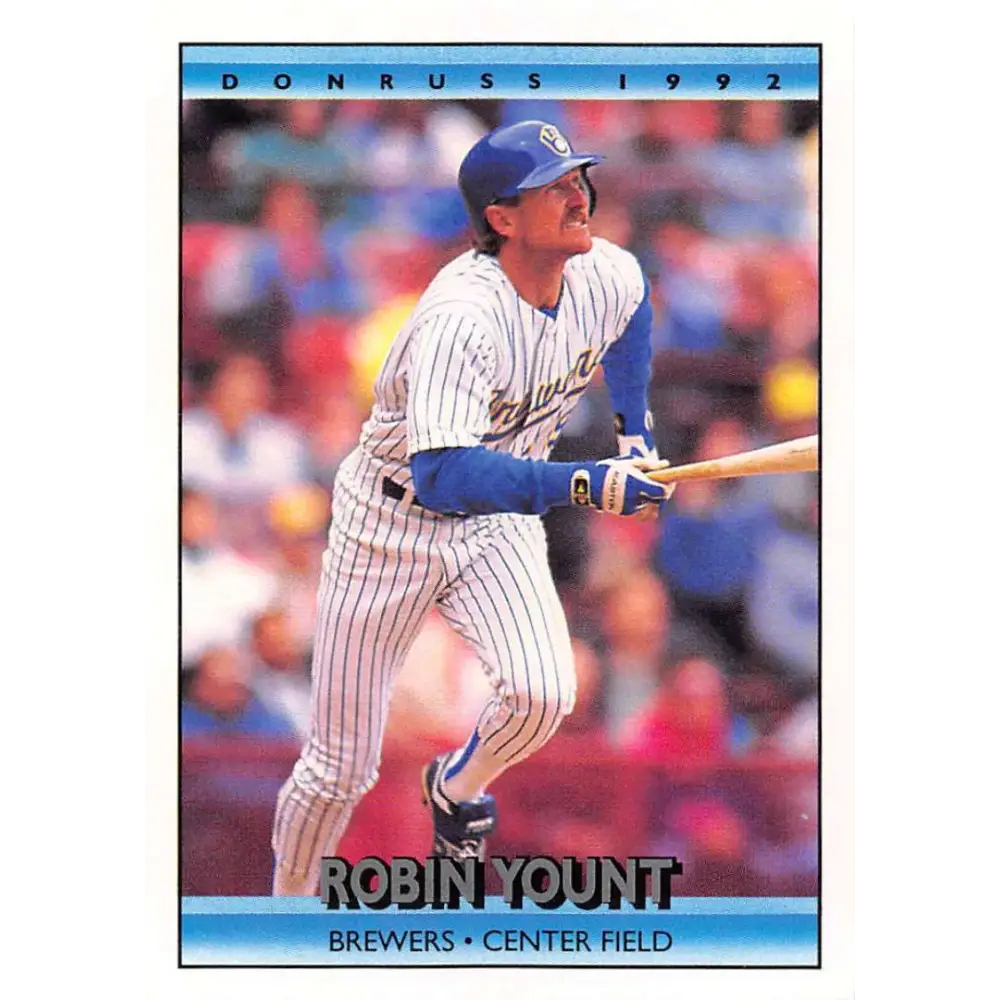 1992 Donruss #173 Robin Yount NM-MT Milwaukee Brewers Baseball Card Image 1