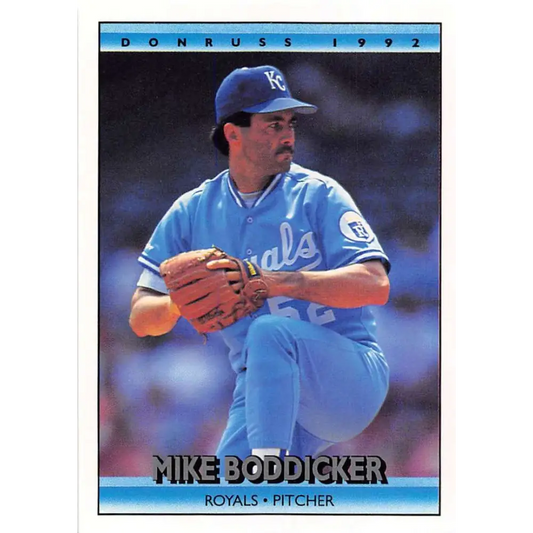 1992 Donruss #176 Mike Boddicker NM-MT Kansas City Royals Baseball Card Image 1