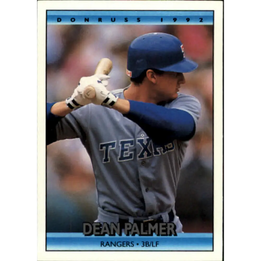 1992 Donruss #177 Dean Palmer NM-MT Texas Rangers Baseball Card Image 1