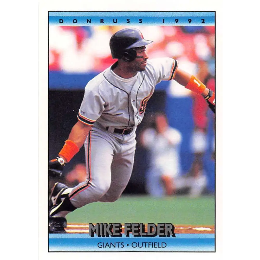 1992 Donruss #182 Mike Felder NM-MT San Francisco Giants Baseball Card Image 1