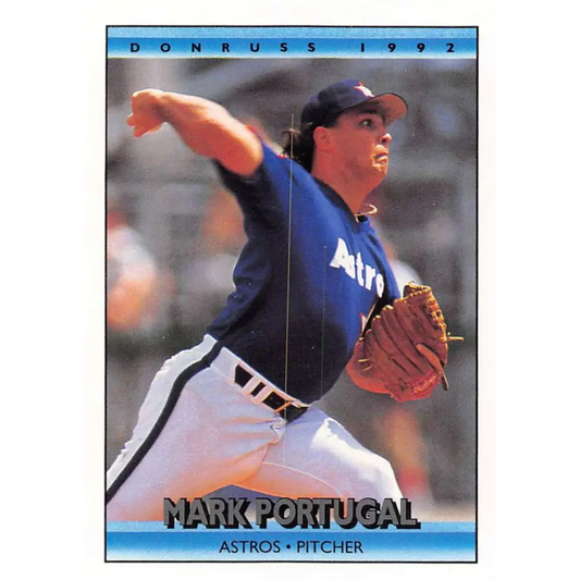 1992 Donruss #188 Mark Portugal NM-MT Houston Astros Baseball Card Image 1