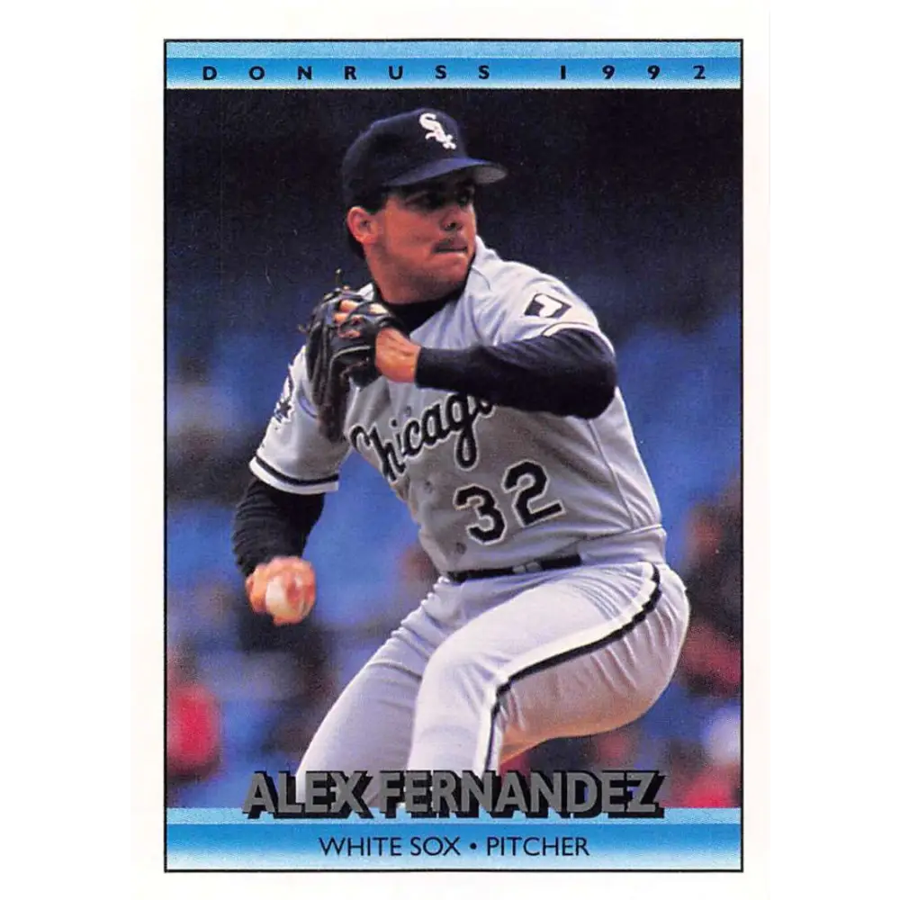 1992 Donruss #191 Alex Fernandez NM-MT Chicago White Sox Baseball Card Image 1