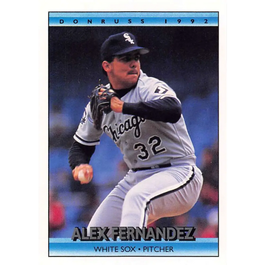 1992 Donruss #191 Alex Fernandez NM-MT Chicago White Sox Baseball Card Image 1