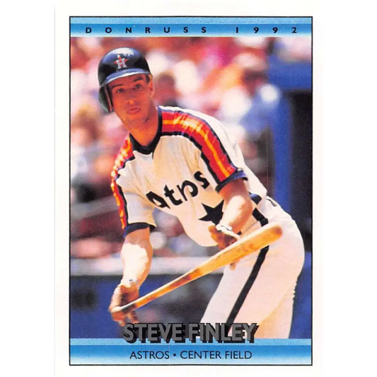1992 Donruss #197 Steve Finley NM-MT Houston Astros Baseball Card Image 1