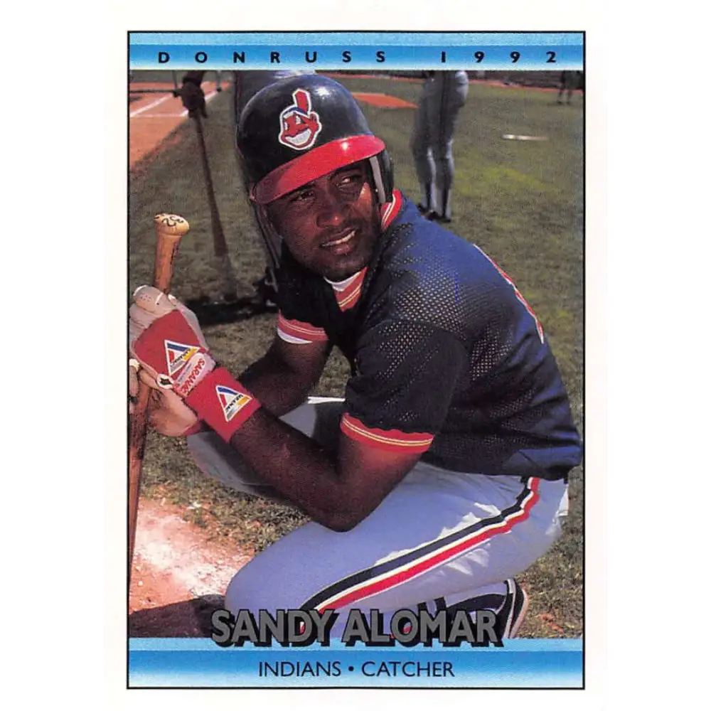1992 Donruss #203 Sandy Alomar Jr. NM-MT Cleveland Indians Baseball Card Image 1