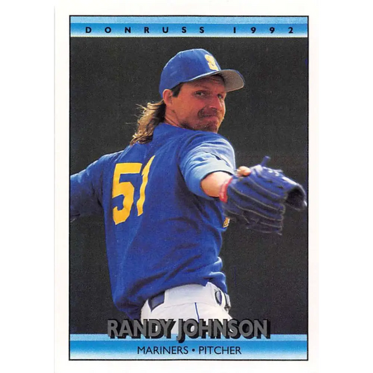 1992 Donruss #207 Randy Johnson NM-MT Seattle Mariners Baseball Card Image 1