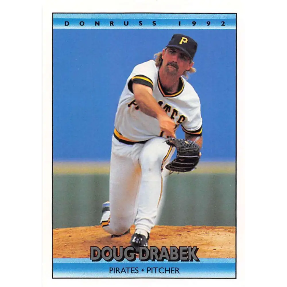 1992 Donruss #209 Doug Drabek NM-MT Pittsburgh Pirates Baseball Card Image 1