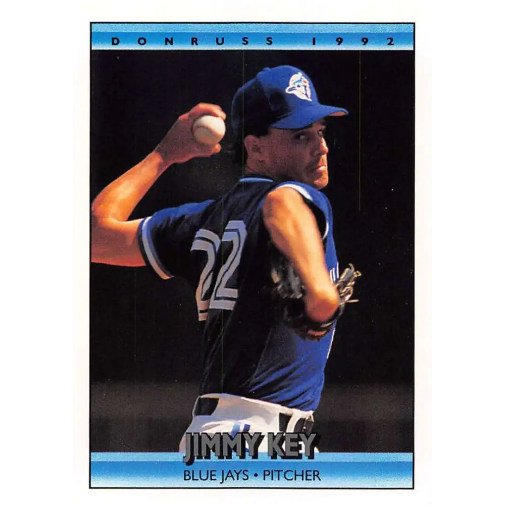 1992 Donruss #219 Jimmy Key NM-MT Toronto Blue Jays Baseball Card Image 1