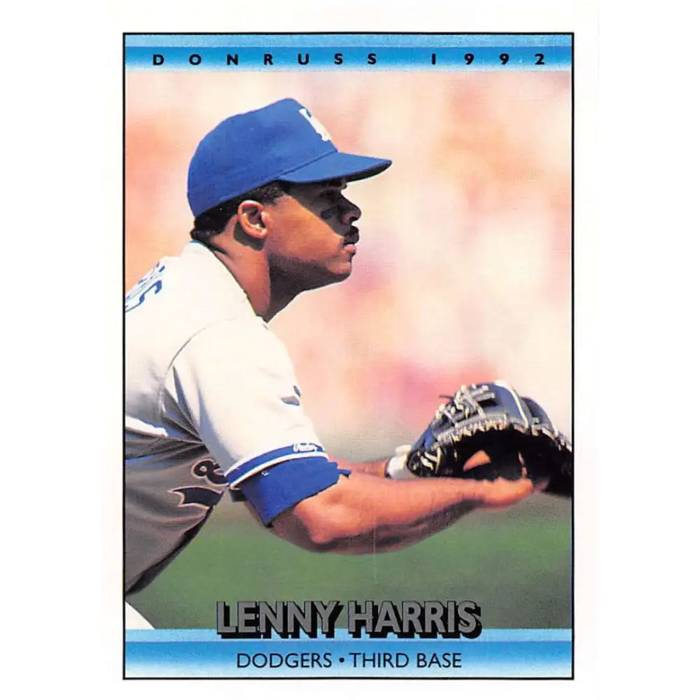 1992 Donruss #226 Lenny Harris NM-MT Los Angeles Dodgers Baseball Card Image 1