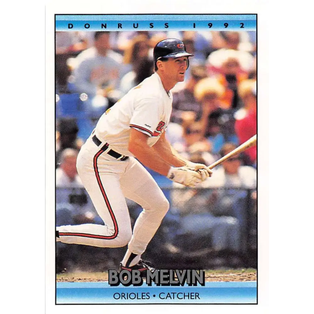 1992 Donruss #231 Bob Melvin NM-MT Baltimore Orioles Baseball Card Image 1