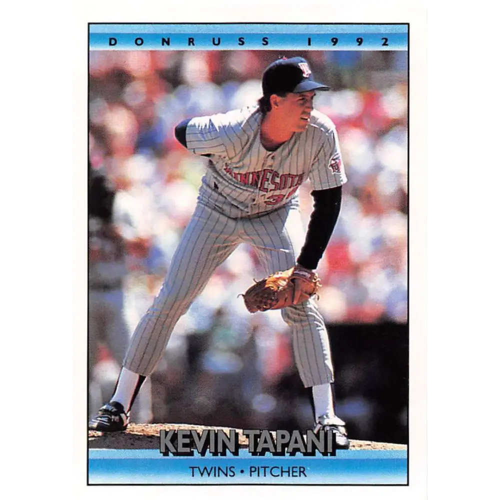 1992 Donruss #236 Kevin Tapani NM-MT Minnesota Twins Baseball Card Image 1