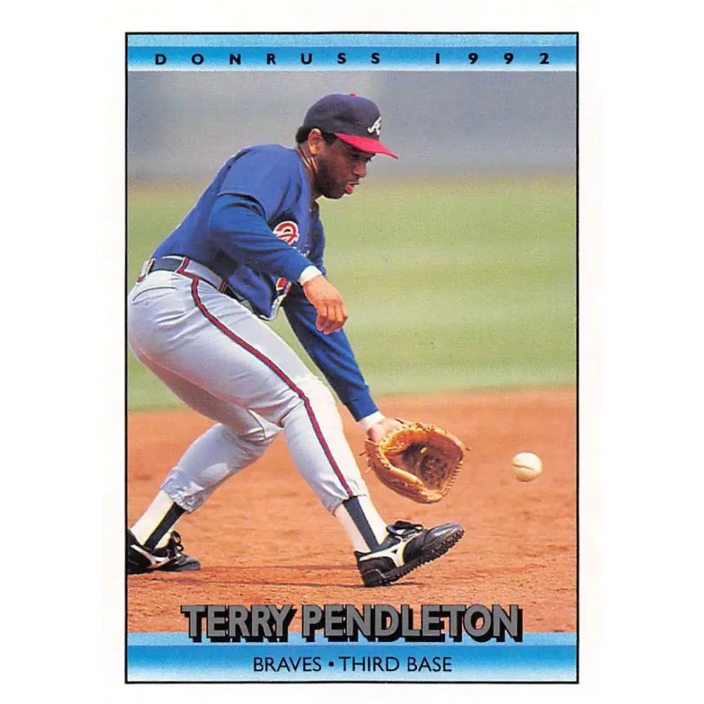 1992 Donruss #237 Terry Pendleton NM-MT Atlanta Braves Baseball Card Image 1