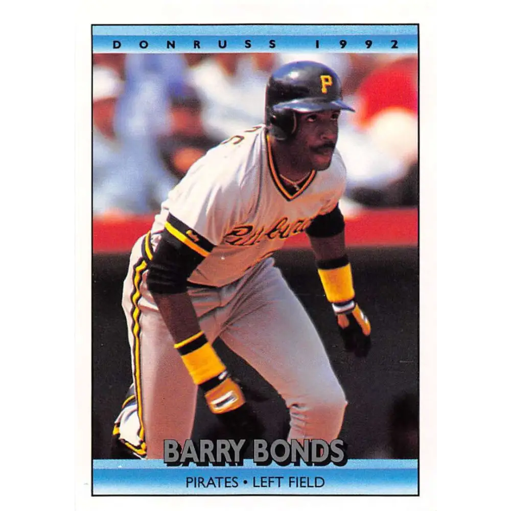 1992 Donruss #243 Barry Bonds NM-MT Pittsburgh Pirates Baseball Card Image 1
