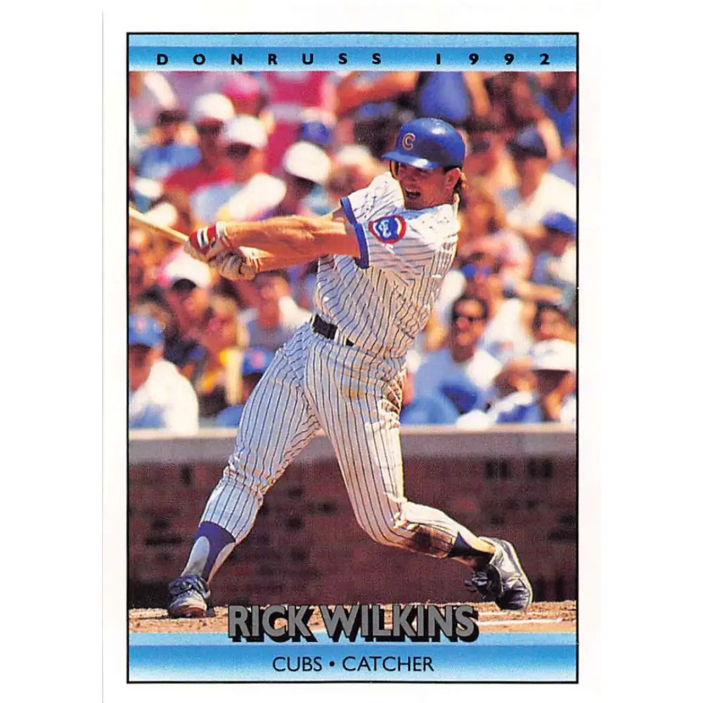 1992 Donruss #249 Rick Wilkins NM-MT Chicago Cubs Baseball Card Image 1