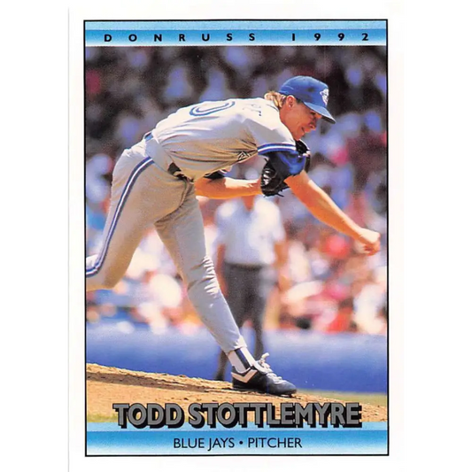 1992 Donruss #263 Todd Stottlemyre NM-MT Toronto Blue Jays Baseball Card Image 1