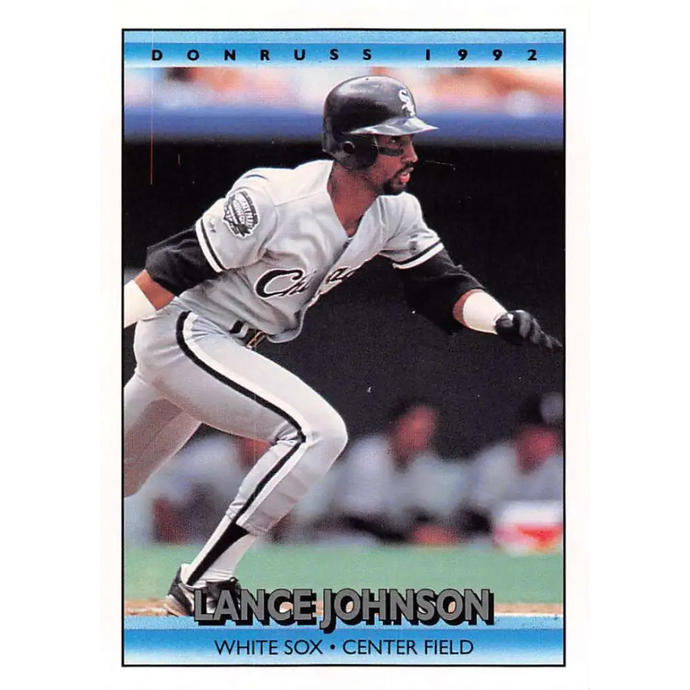 1992 Donruss #267 Lance Johnson NM-MT Chicago White Sox Baseball Card Image 1