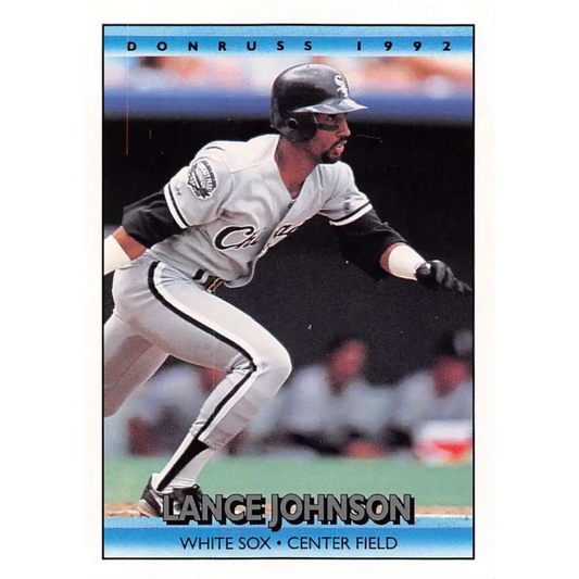 1992 Donruss #267 Lance Johnson NM-MT Chicago White Sox Baseball Card Image 1