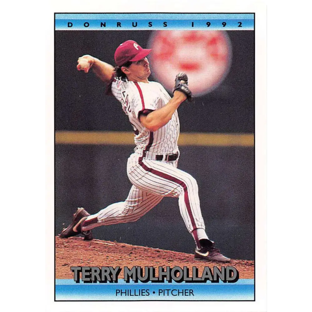 1992 Donruss #268 Terry Mulholland NM-MT Philadelphia Phillies Baseball Card Image 1