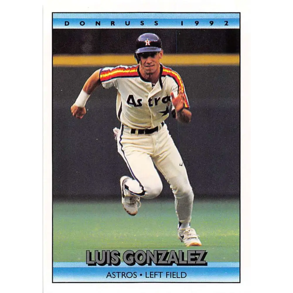 1992 Donruss #270 Luis Gonzalez NM-MT Houston Astros Baseball Card Image 1