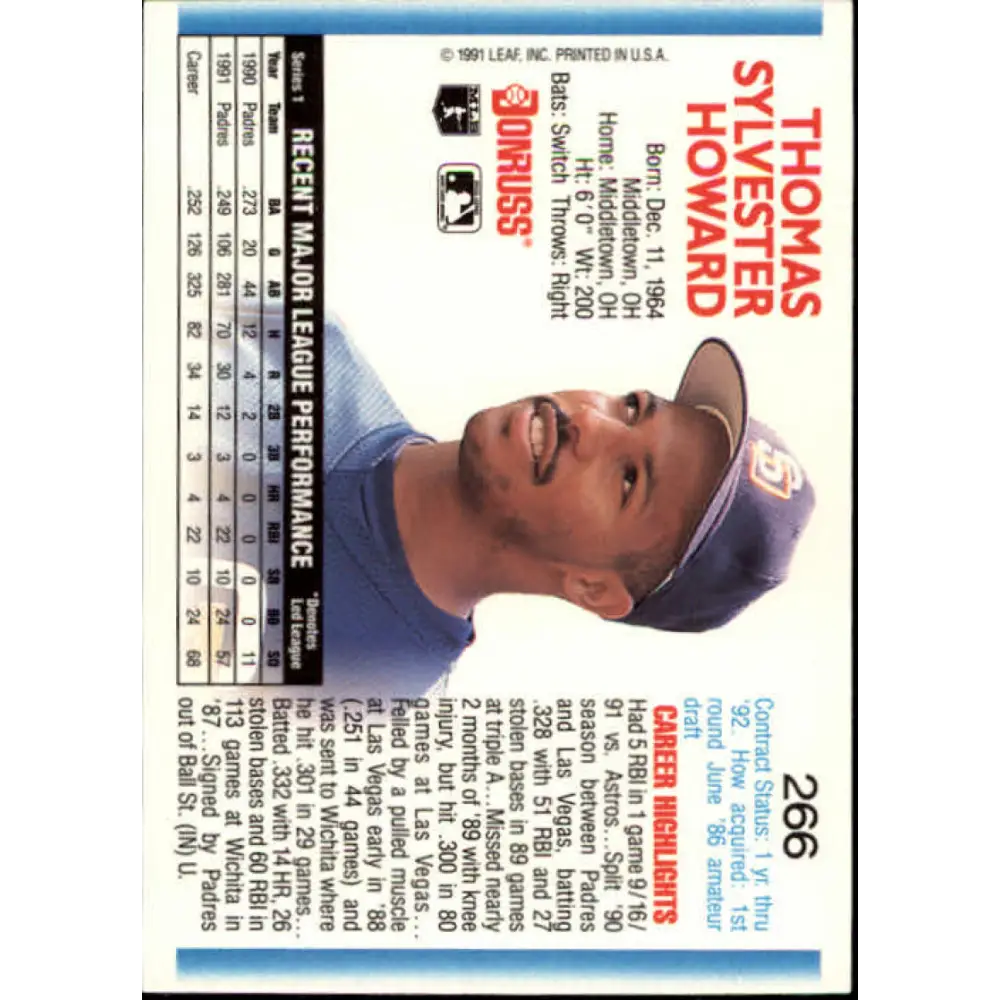 1992 Donruss #272 Jimmy Jones NM-MT Houston Astros Baseball Card Image 2