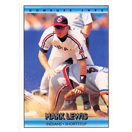 1992 Donruss #273 Mark Lewis NM-MT Cleveland Indians Baseball Card Image 1