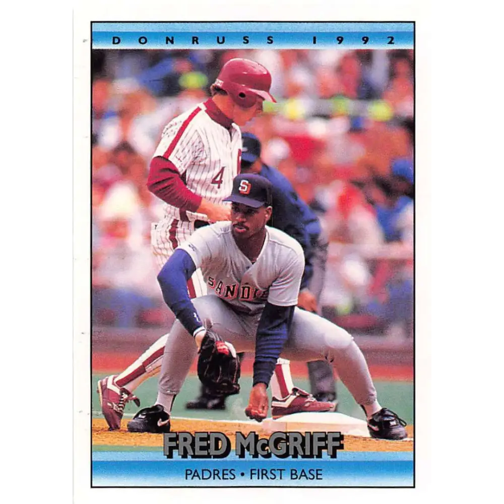 1992 Donruss #283 Fred McGriff NM-MT San Diego Padres Baseball Card Image 1