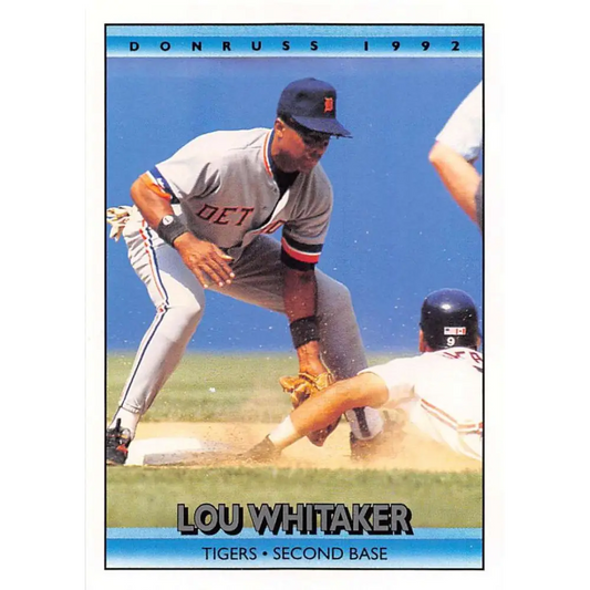 1992 Donruss #285 Lou Whitaker NM-MT Detroit Tigers Baseball Card Image 1