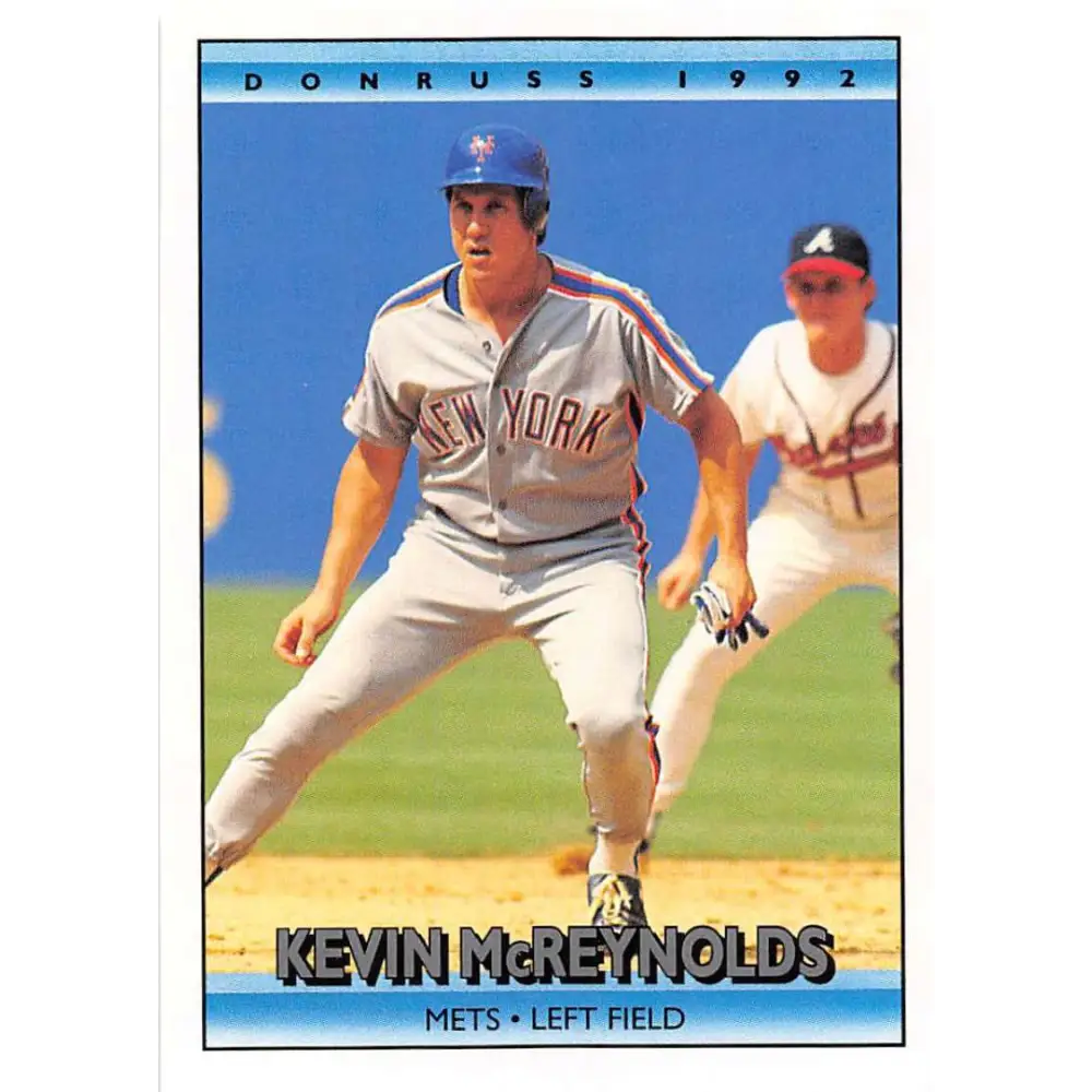 1992 Donruss #288 Kevin McReynolds NM-MT New York Mets Baseball Card Image 1