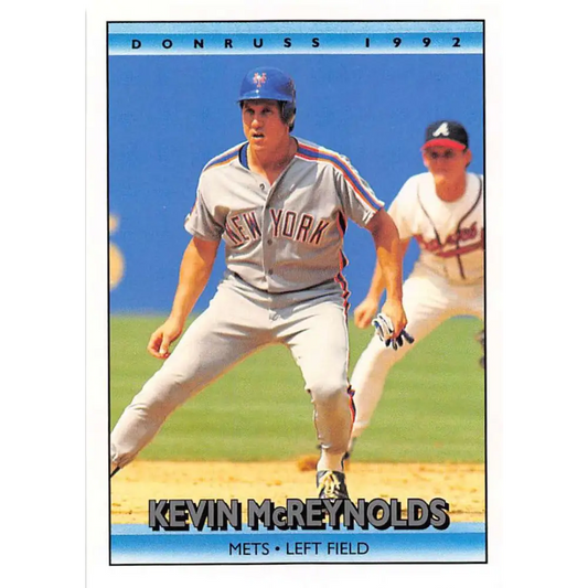 1992 Donruss #288 Kevin McReynolds NM-MT New York Mets Baseball Card Image 1